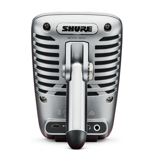 SHURE MV51 コンデンサーマイク Microfone Digital Portátil de Shure MV51| Loja Shure Oficial