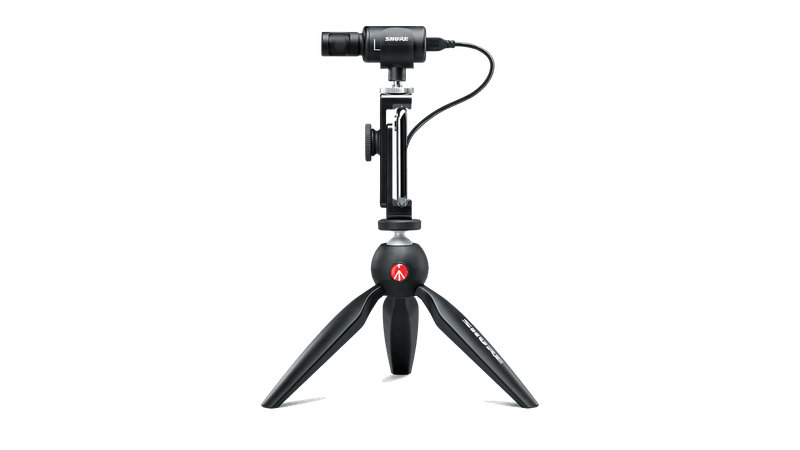 Shure Kit de vídeo MV88+ com microfone condensador estéreo digital para  Apple e Android : Amazon.com.br: Instrumentos Musicais