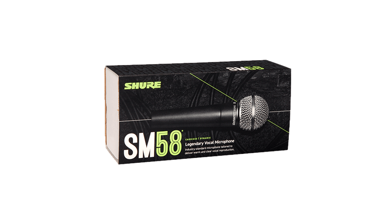 Microfone Bastão Vocal Shure SM58 | Loja Shure Oficial