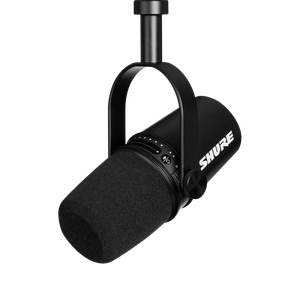 Microfone para Podcast Shure MV7 com entrada USB e XLR