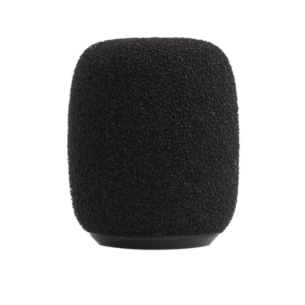 Espuma microfone - Windscreen - MX183 / MX184 / MX185 / BETA98 / WH30 - Preta - Pacote com 4 unidades