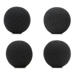 Espuma Microfone Lapela - Windscreen - SM93 / WL93 - Preta - Pacote com 4 unidades