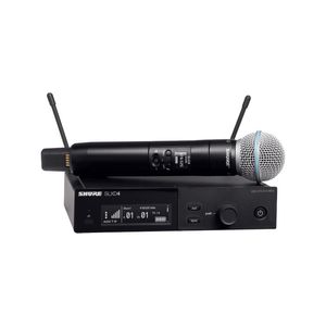 Microfone Sem Fio Shure SLXD24/B58 | Transmissor SLXD2 com Cápsula Beta58A