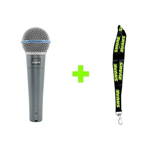 Kit Microfone BETA58A + Badge Shure