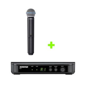 Kit Microfone BLX4BR + Transmissor Bastão BLX2B58