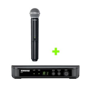 Kit Microfone BLX4BR Receptor + Transmissor Bastão BLX2SM58