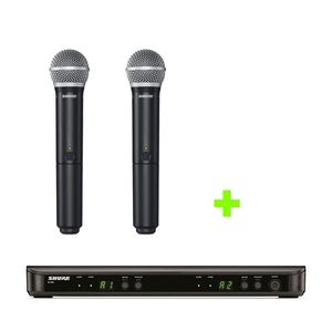 Kit Microfone BLX88 + 2 Transmissores Bastão BLX2PG58-J10