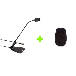 Kit Microfone Gooseneck CVG12-BC + Windscreen ACVG4WSB