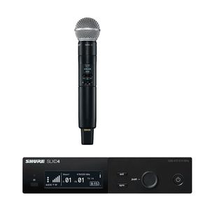 Kit Microfone sem fio Receptor SLXD4BR + Bastão SLXD2SM58