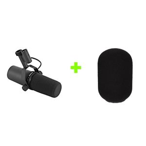 Kit Microfone SM7B Podcast + Filtro Windscreen A7WS