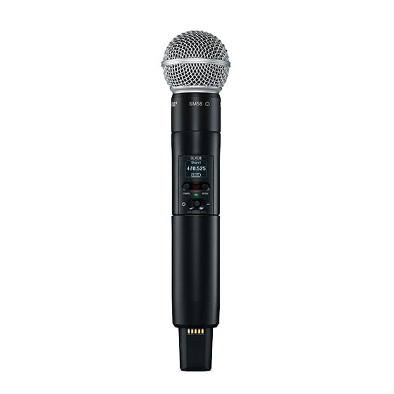 美品　SM58 Sistema Sem Fio Duplo Shure Slxd24dbr/sm58-g58 01 Receptor Cor