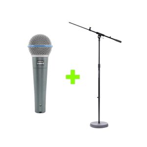 Kit Microfone BETA58A + Pedestal STAND3