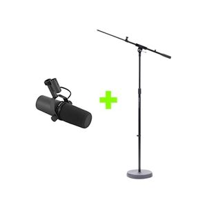 Kit Microfone SM7B Podcast + Pedestal Estúdio