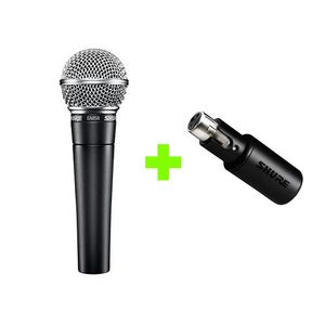 Kit Microfone SM58-LC + Interface de áudio MVX2U Shure
