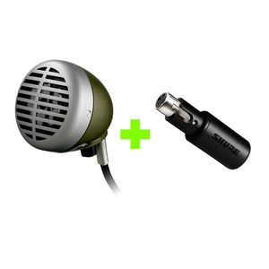 Kit Microfone 520DX + Interface de áudio MVX2U Shure