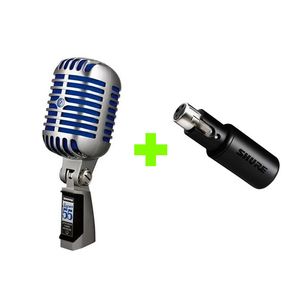 Kit Microfone SUPER55 + Interface de áudio MVX2U Shure
