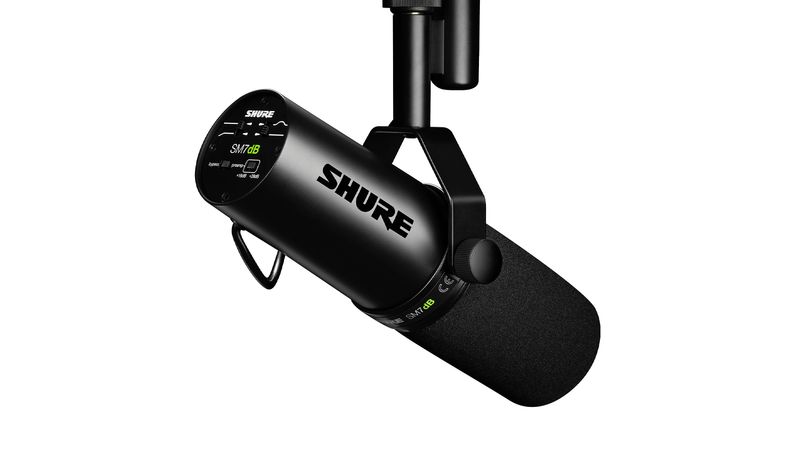 Microfone Vocal Dinâmico com Pré amplificador Shure SM7dB - Loja Shure