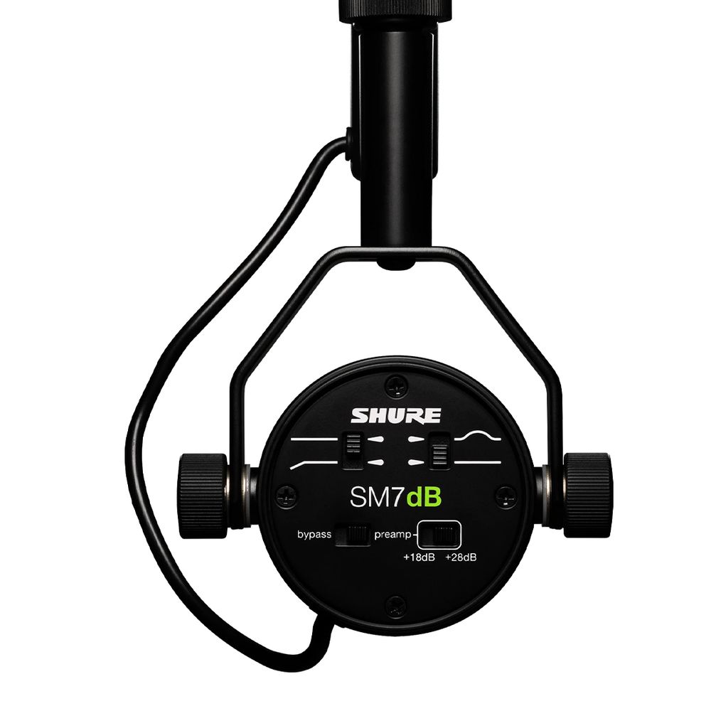 Microfone Vocal Dinâmico com Pré amplificador Shure SM7dB