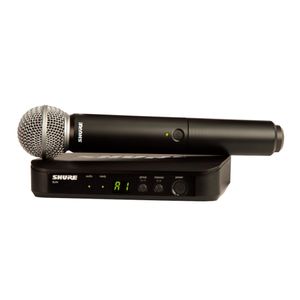 Sistema de Microfone Sem Fio Uhf Shure BLX24RBRSM58