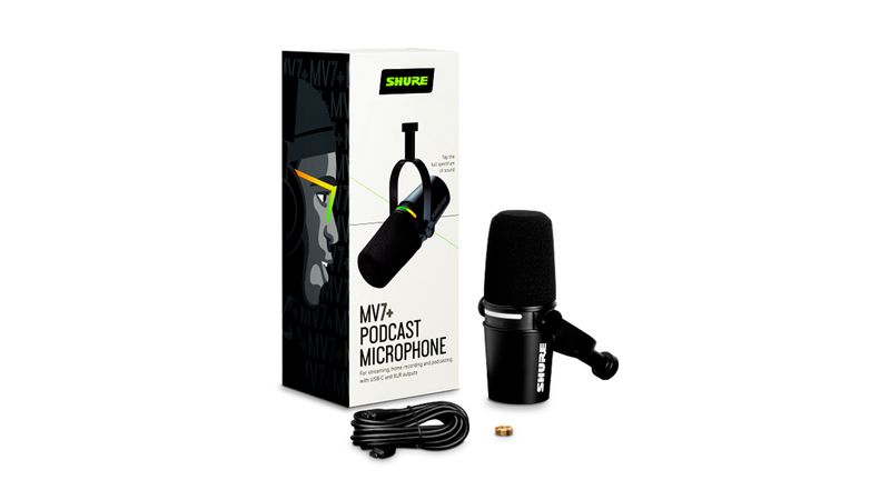 SHURE シュア MV7+ Shure MV7+-K-BNDL : Amazon.com.br: Instrumentos Musicais