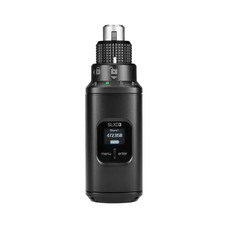 Transmissor-Plug-On-sem-fio-32-canais-Shure-SLXD3-G58