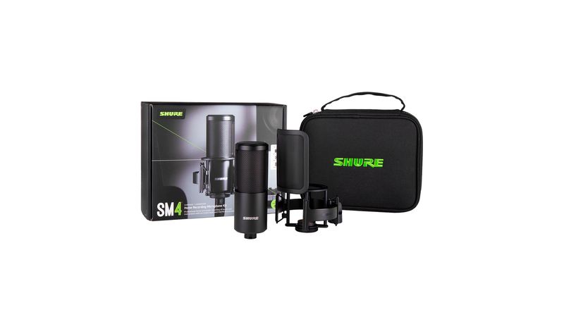 SHURE SM4キット　美品 Kit Microfone de Gravação em Home Studio Shure SM4 - Loja Shure