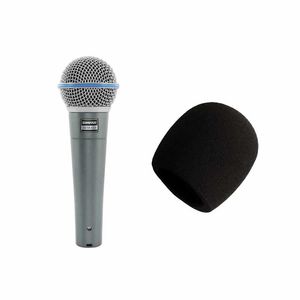 Kit Microfone BETA58A + Windscreen Preto