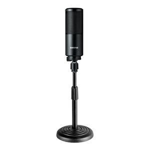 Kit Microfone Shure SM4-K com Suporte de Mesa Base Fundida