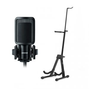 Kit Microfone de Gravação SM4 com Suporte para Violino