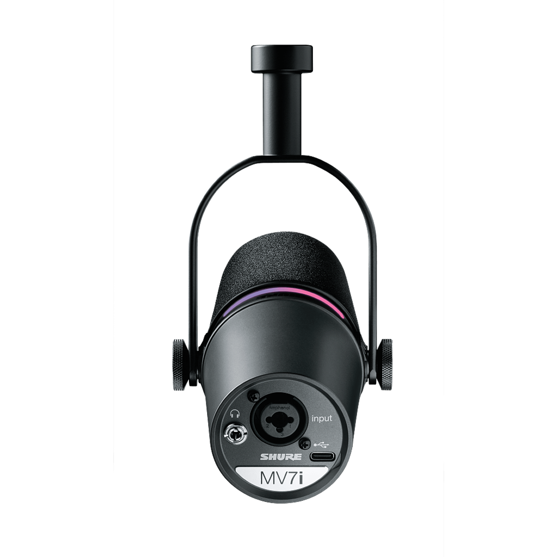 ＳＨＵＲＥ　ＭＶ７ｉ　SMART MICROPHONE&INTERFACE他機材 Microfone e Interface Inteligente Shure MV7i - Loja Shure