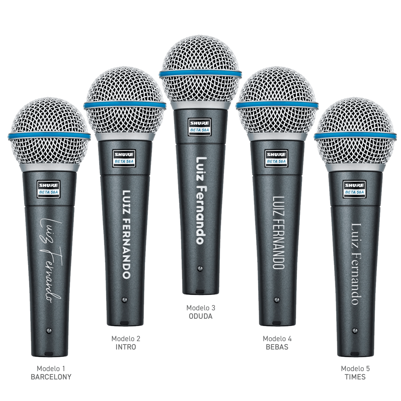 Personalize seu BETA58 Shure! - Loja Shure