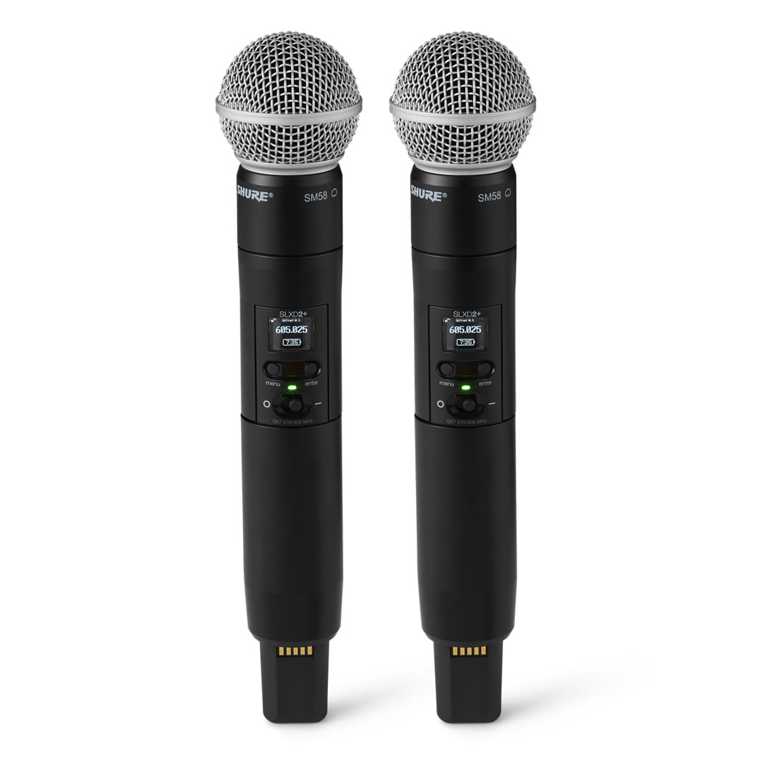 Sistema Microfone sem fio duplo SM58 Shure SLXD24D+58-G57 - Loja Shure