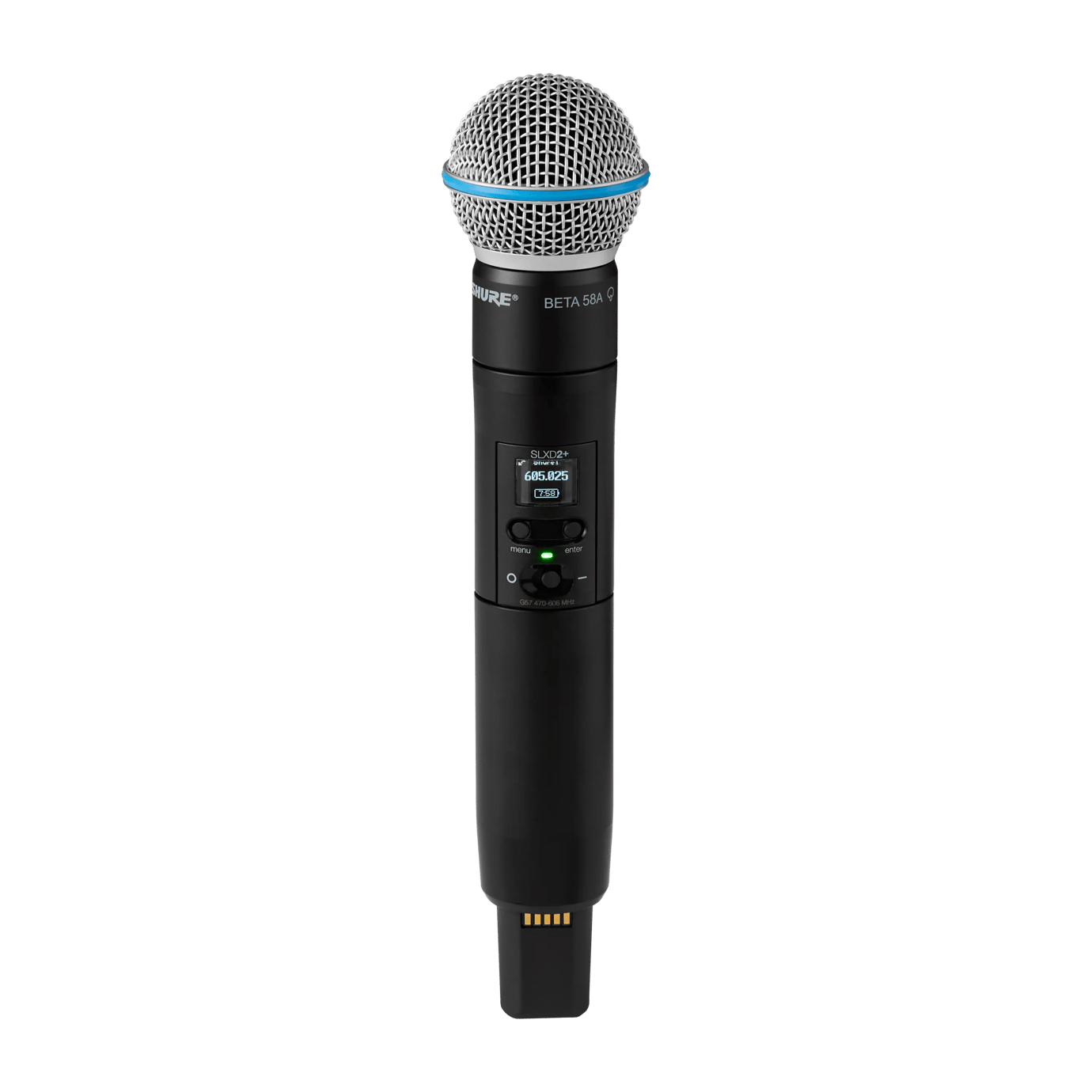 Sistema Microfone sem fio Digital Beta58A Shure SLXD24+B58 - Loja