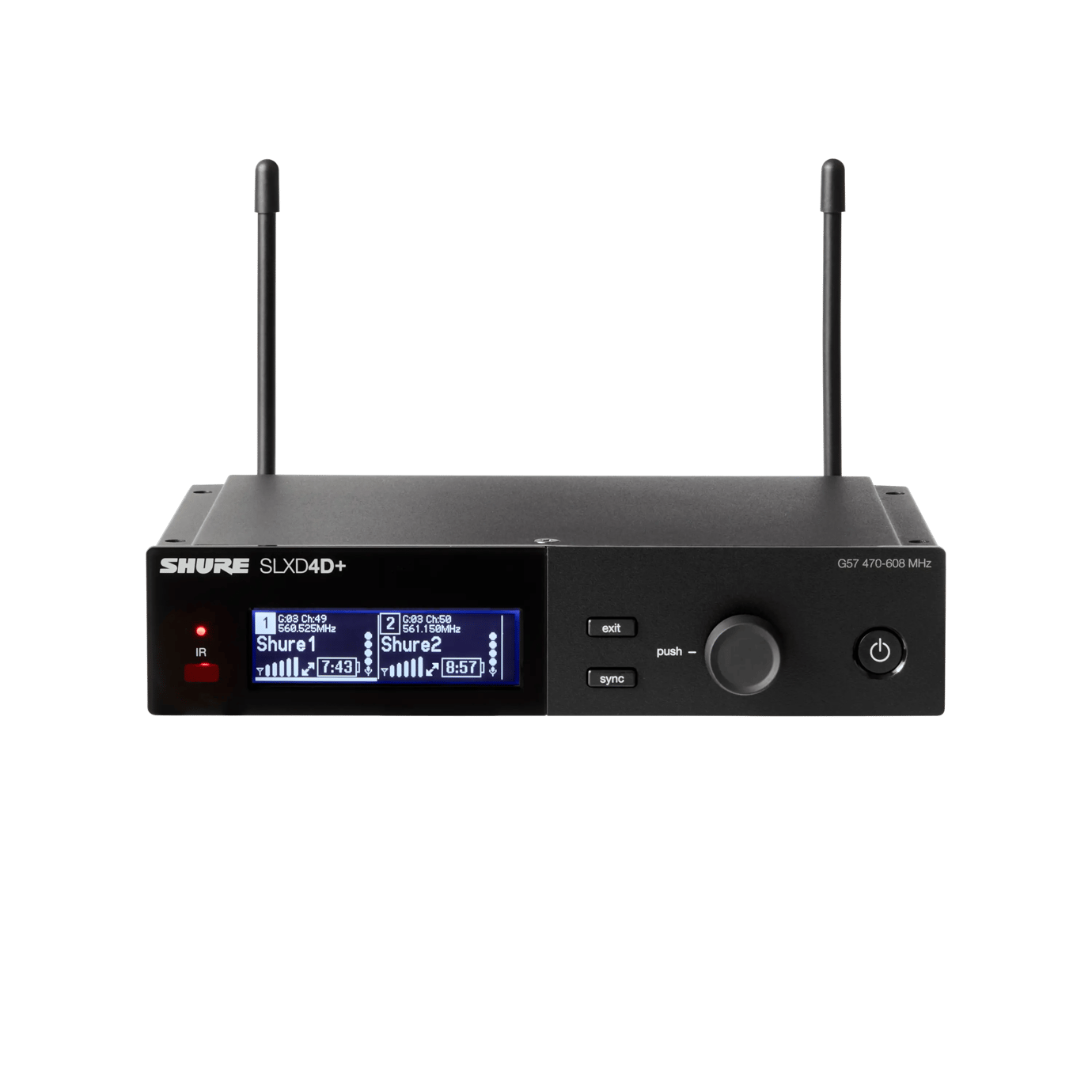 Sistema Microfone sem fio duplo SM58 Shure SLXD24D+58-G57 - Loja Shure